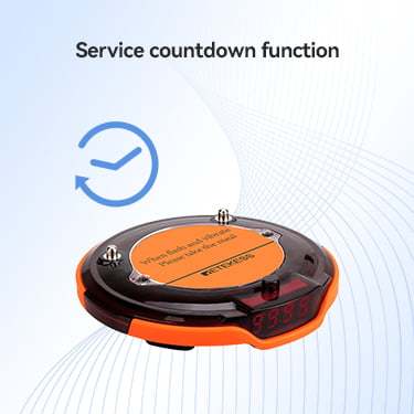 Service reminder countdown