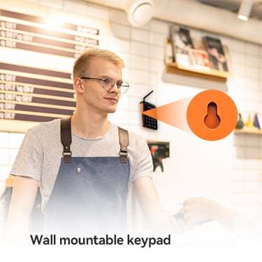 Wall-mountable keypad