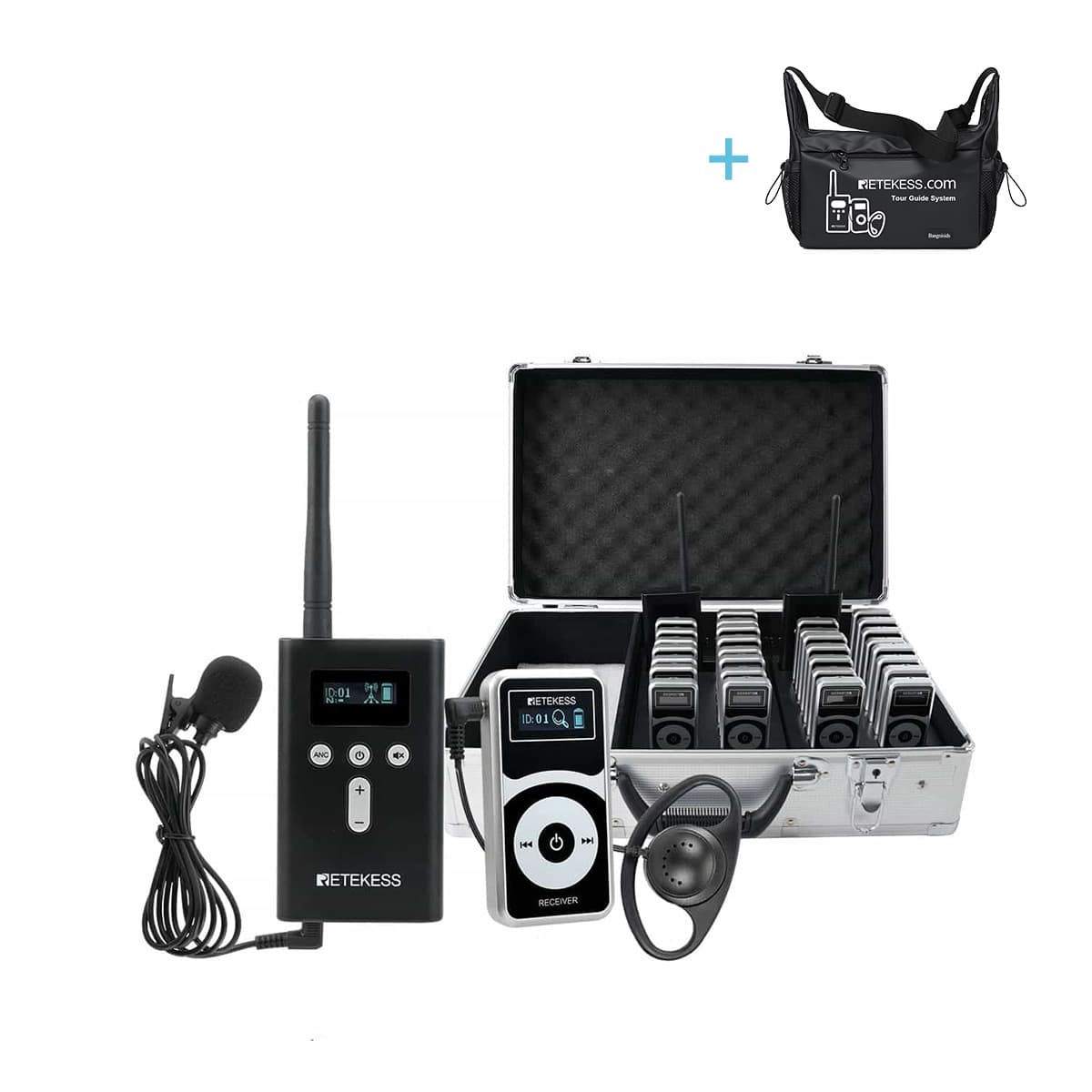 T130P T131P Whisper Tour Guide System Whisper Device For Guided Tour Group Communication