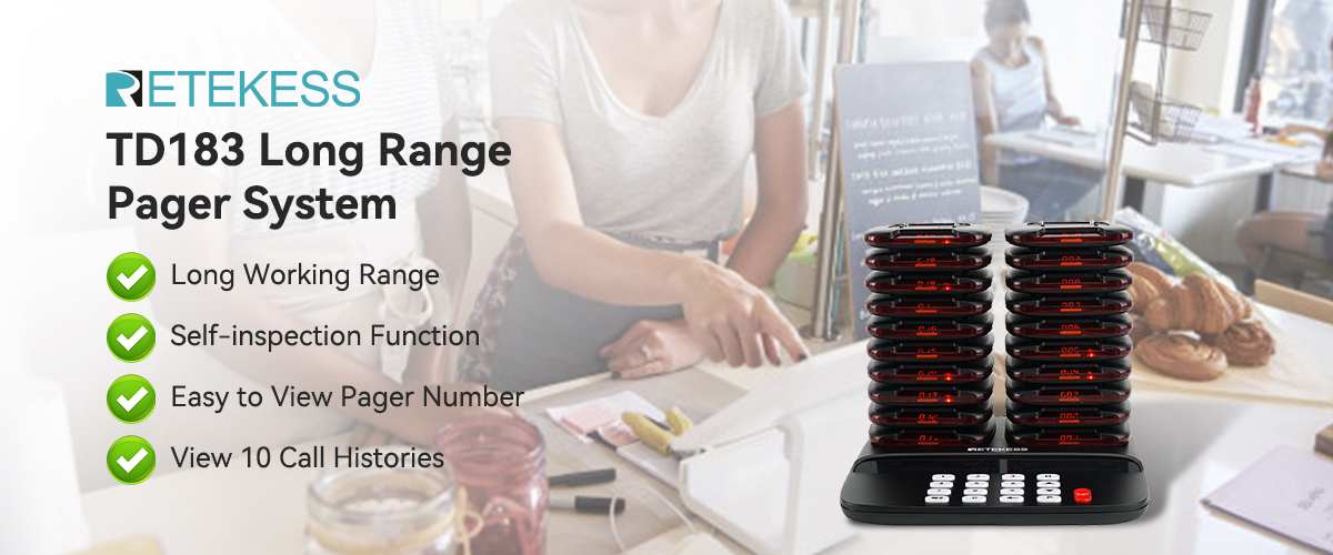 Revamp Your Vacation Dining: Retekess TD183 Pager Enhances Customer Experience