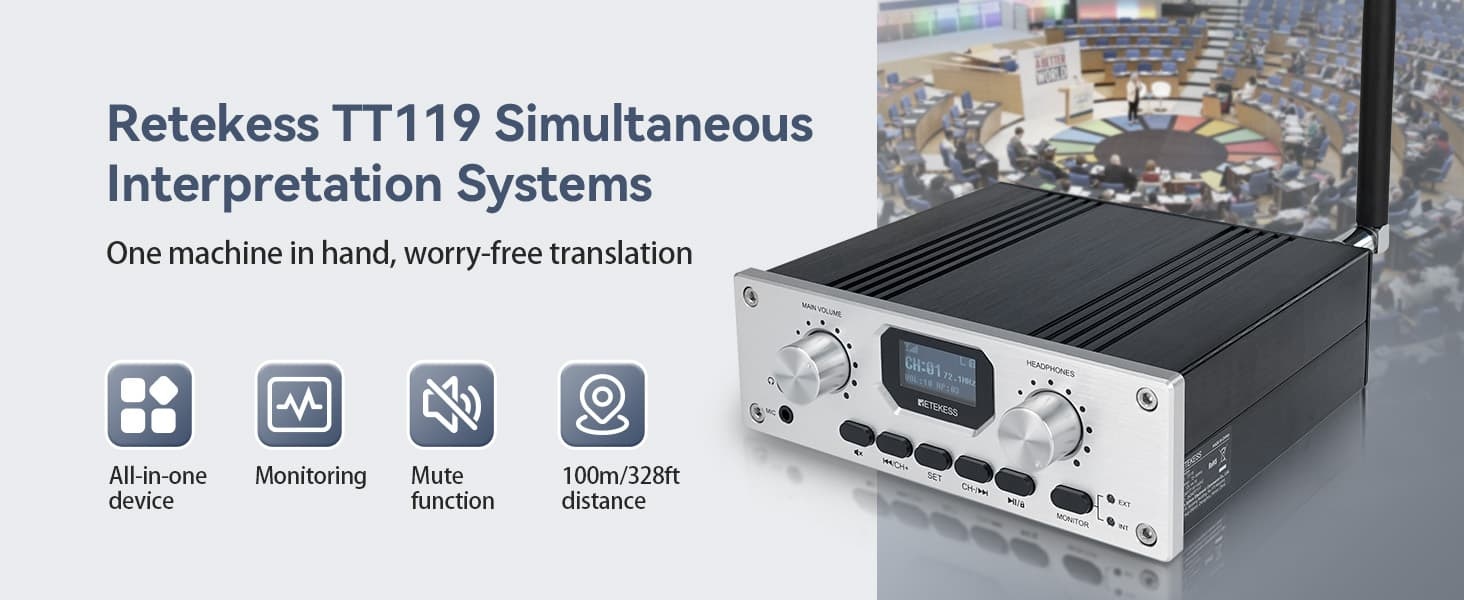 T130P audio guide system