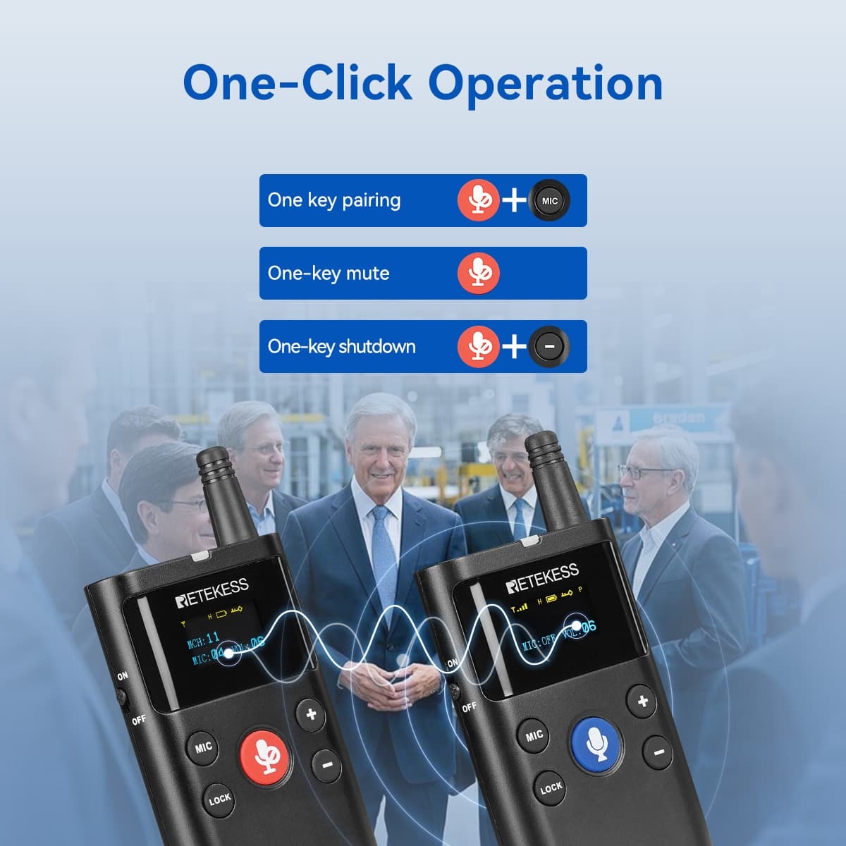 One-click operation