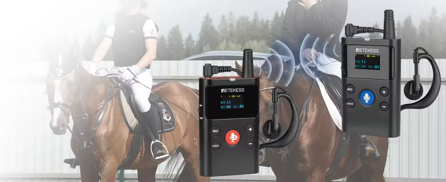 TT126 equestrian coaching system in training use