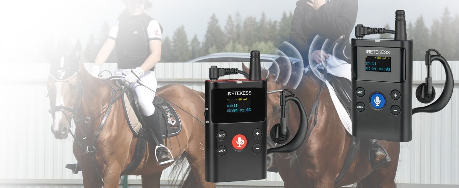 TT126 equestrian coaching system in training use
