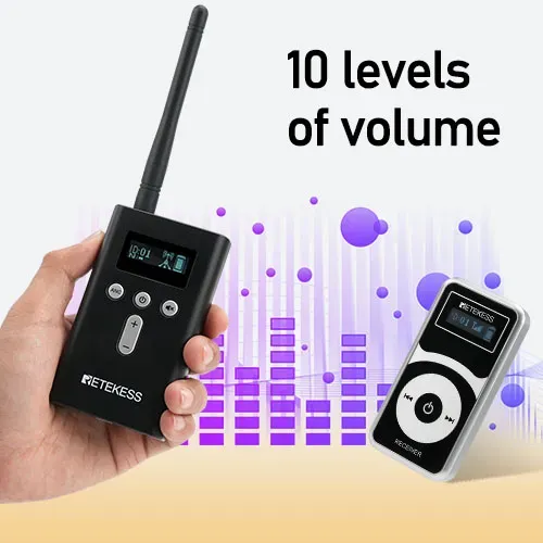 10 niveaux de volume