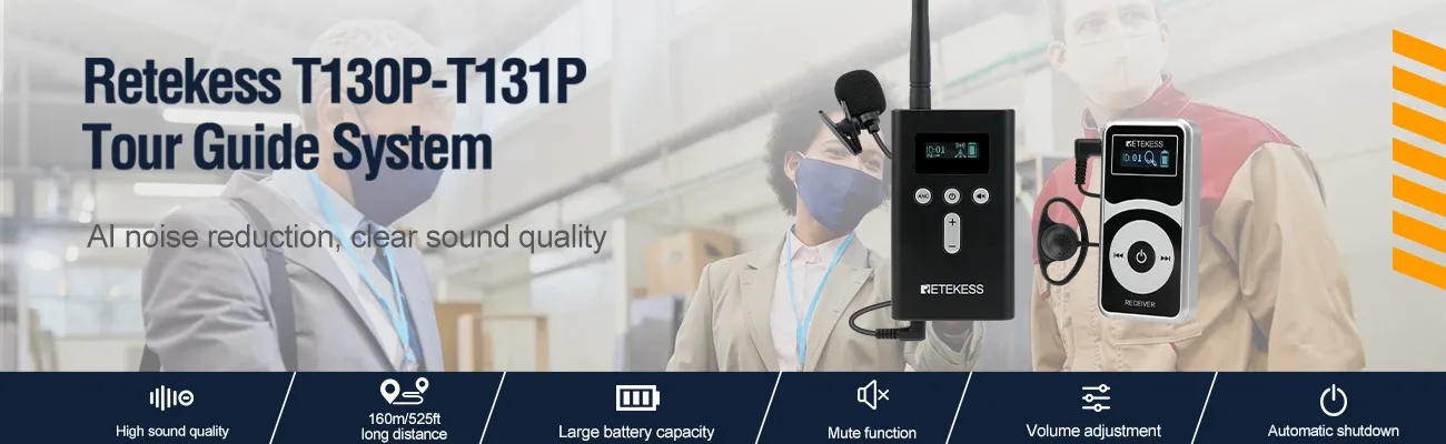 T130P audio guide system