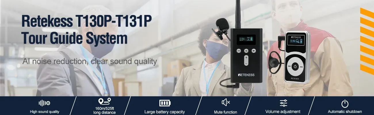 T130P audio guide system