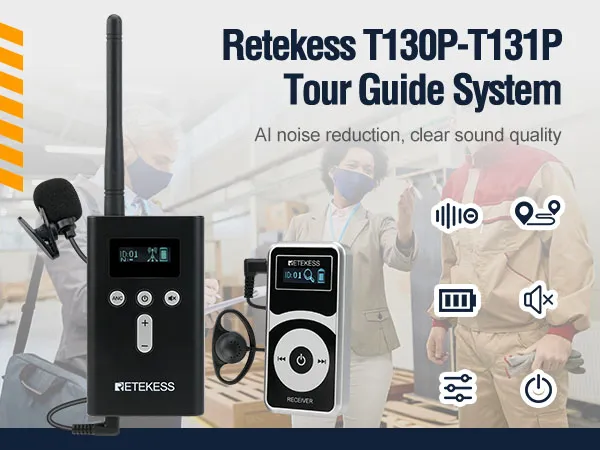T130P audio guide system