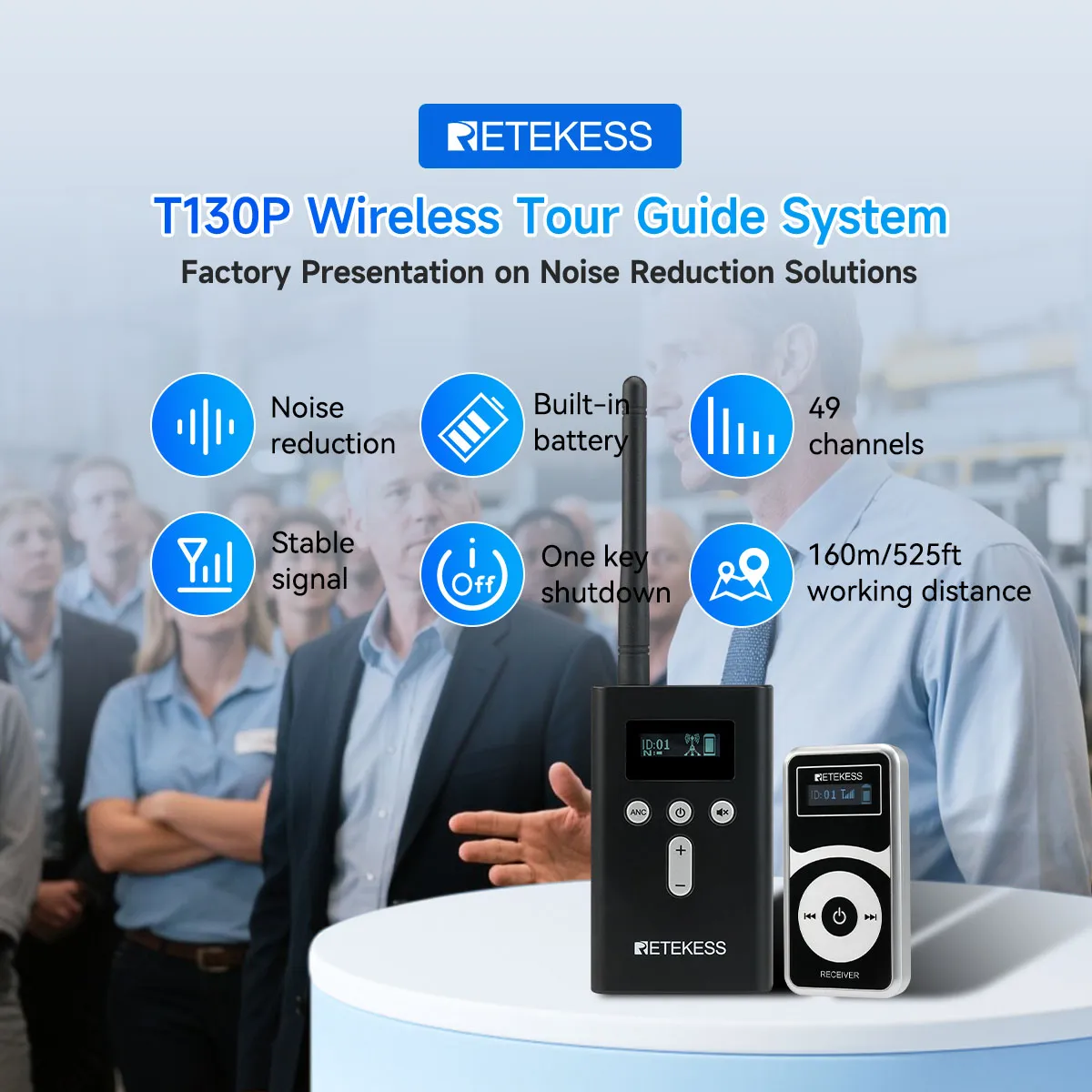 wireless tour headsets system