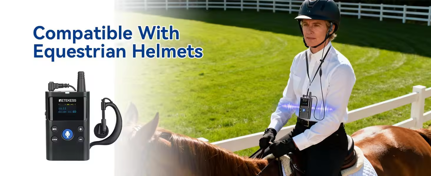 TT126 compatible with equestrian helmets