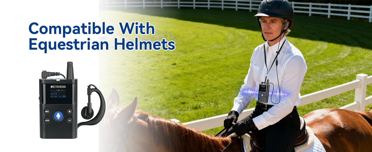 TT126 compatible with equestrian helmets