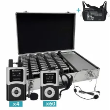 T130U T131U Digital Group Tour System UHF Transmission for Guided Tours, Group Communication, Meeting, School and Factory