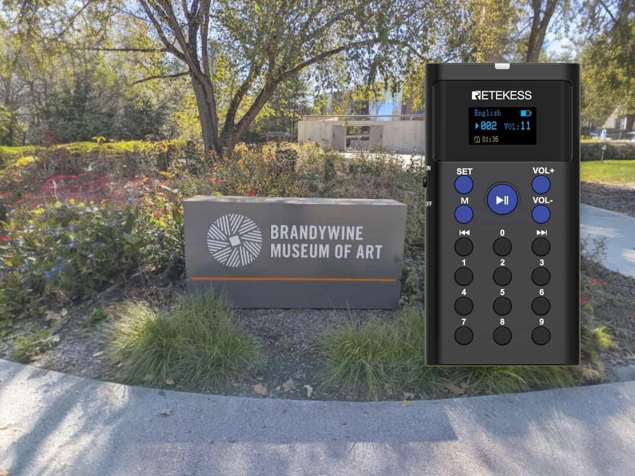 Brandywine Museum Audio Guide Case Study - TT128 Self-Guided Tour System | Retekess
