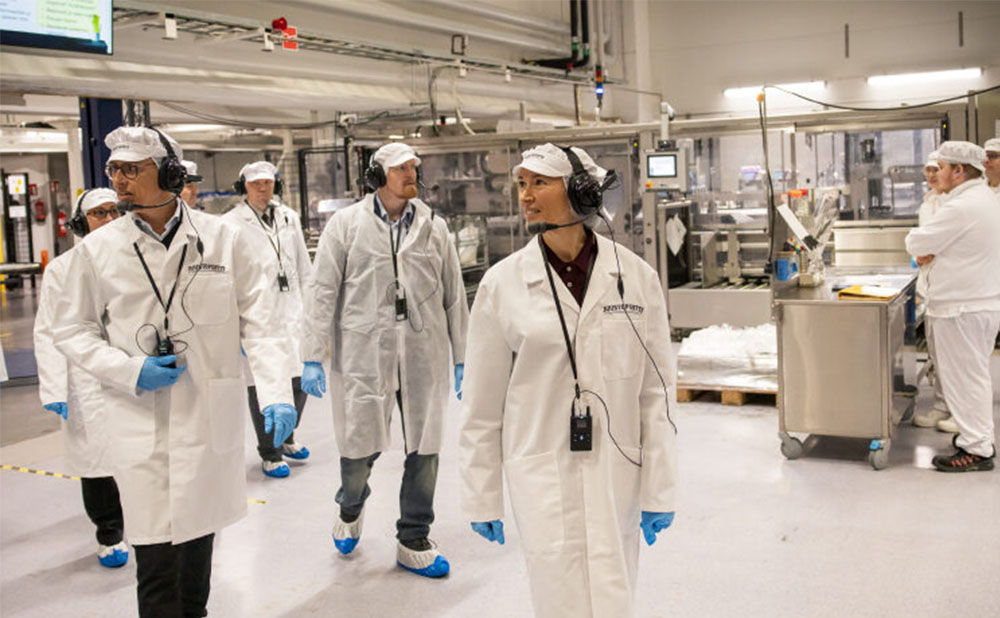 Retekess Tour Guide System Enhances Finnish Juustoportti Dairy Plant's Presidential Reception