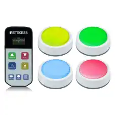 Buzzer Button Quiz Buzzer System TM102 for School Competitions, Classroom Educational, Parties, Family Games