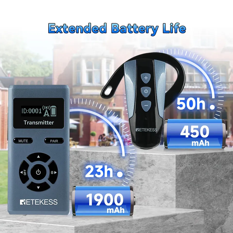 TT106S interpreting device long battery life