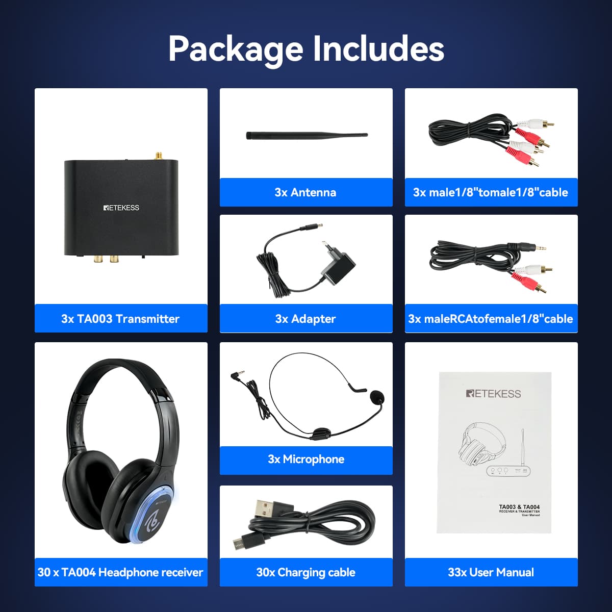 Silent Disco Headsets TA003 TA004 for Party