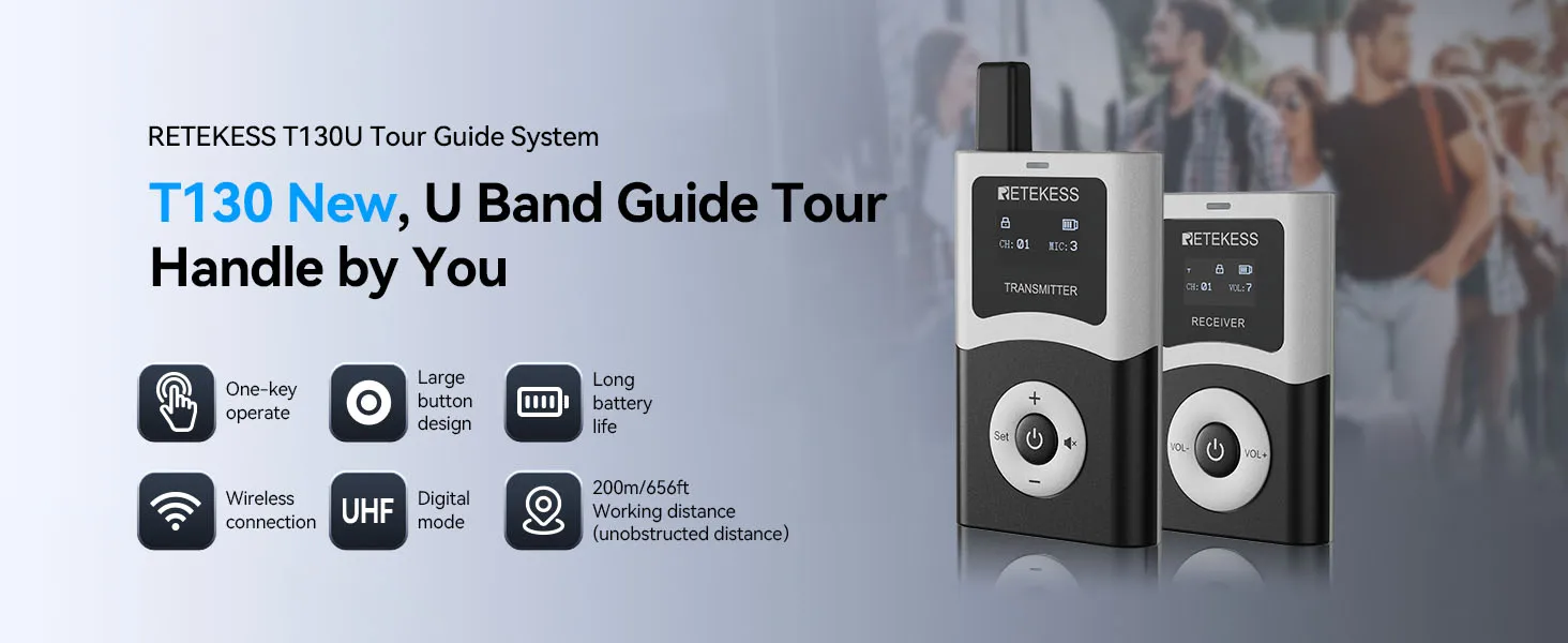 digital tour guide audio equipment
