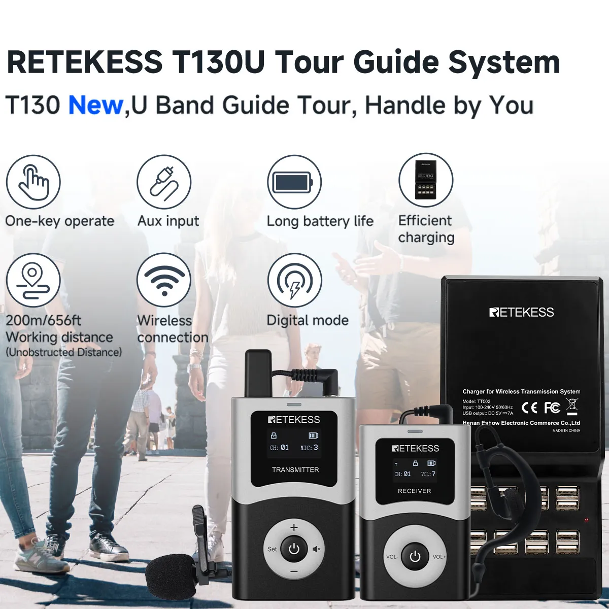wireless audio guide system