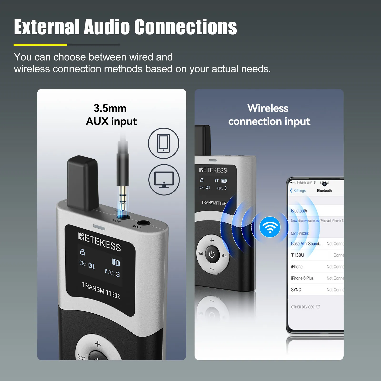 External Audio Connections