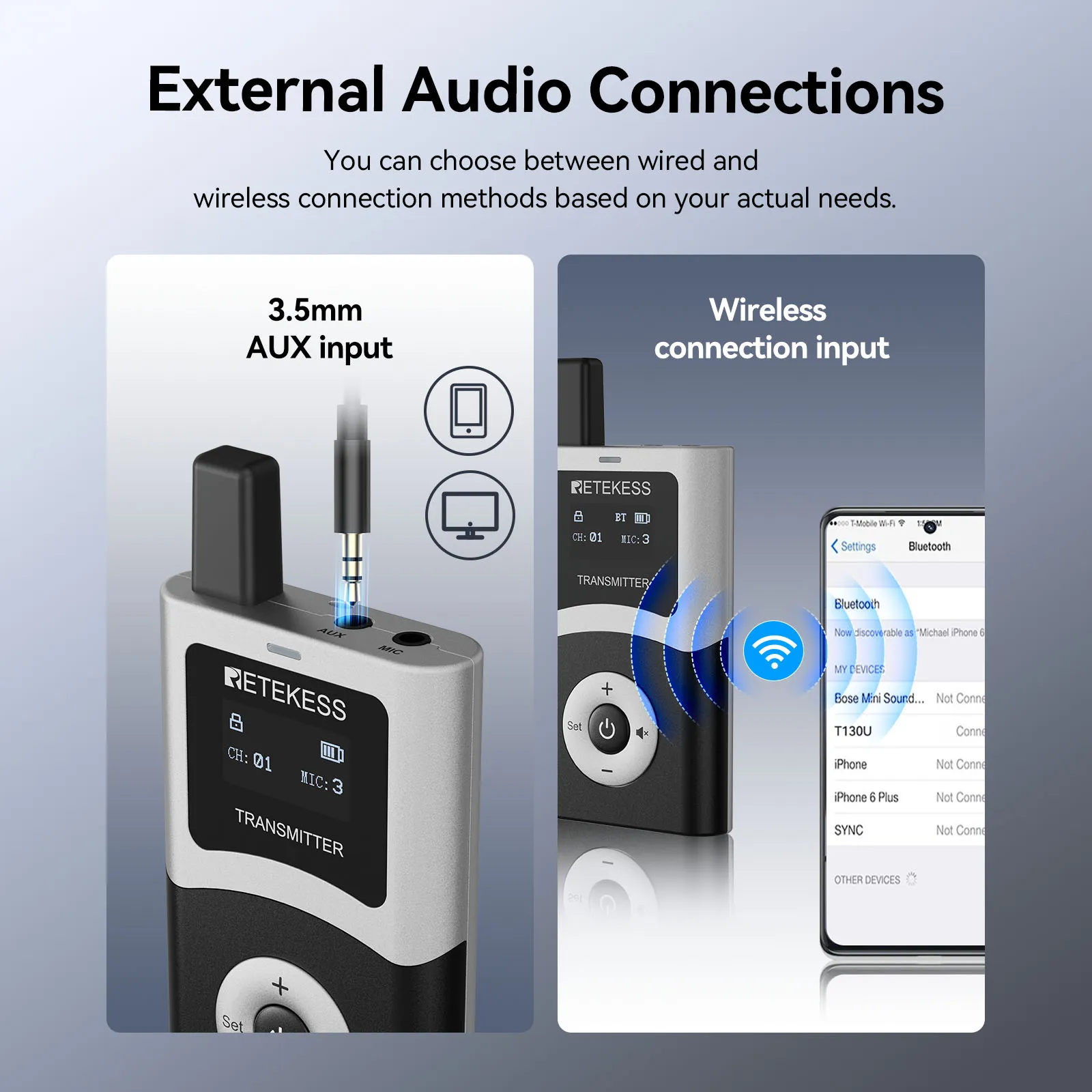 External Audio Connections