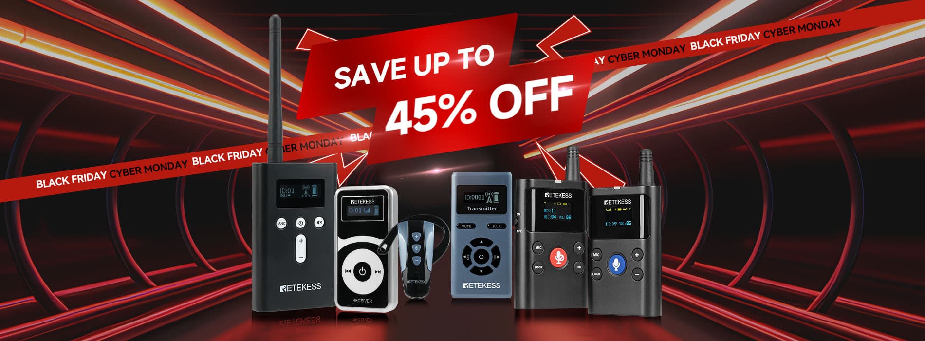 Retekess Black Friday Cyber Monday Sale