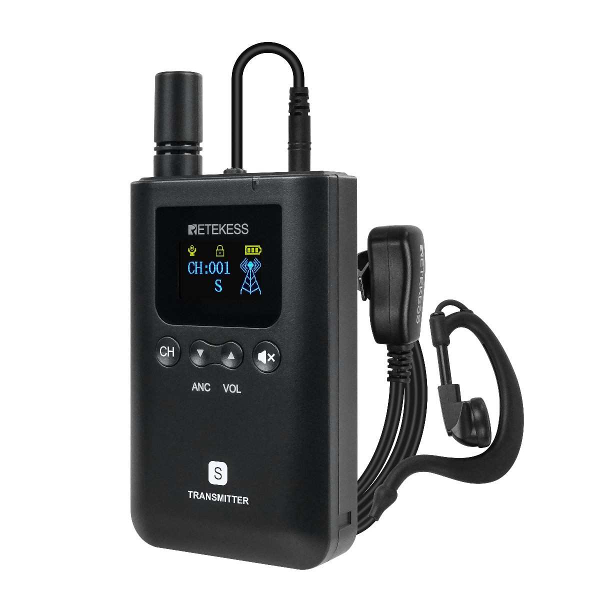 Retekess TT129 Wireless Full-Duplex Communication System Transmitter S