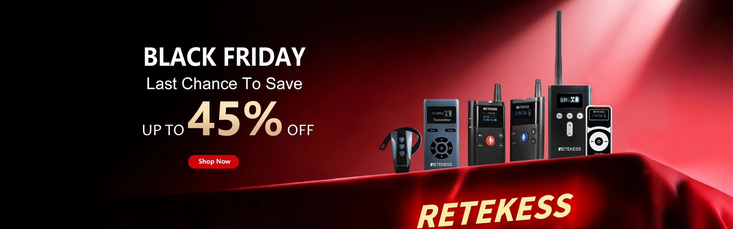 Retekess Black Friday Cyber Monday Sale