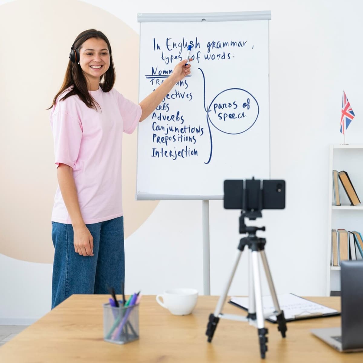 SVN H1 Wireless Noise-Canceling Headphones with Microphone and USB Dongle for Online Meetings