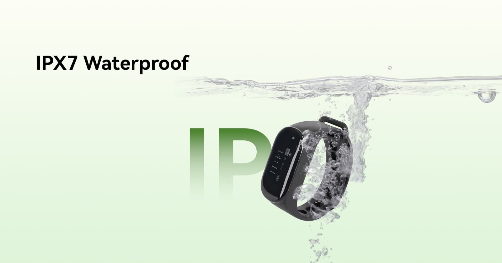 IPX7 waterproof wristband receiver