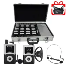 T130U T131U Digital Tour Guide Audio Equipment  for Factory Visits, Tourism, Churches, School, Translation Assistance, Conferences, Courts, and Employee Training,etc