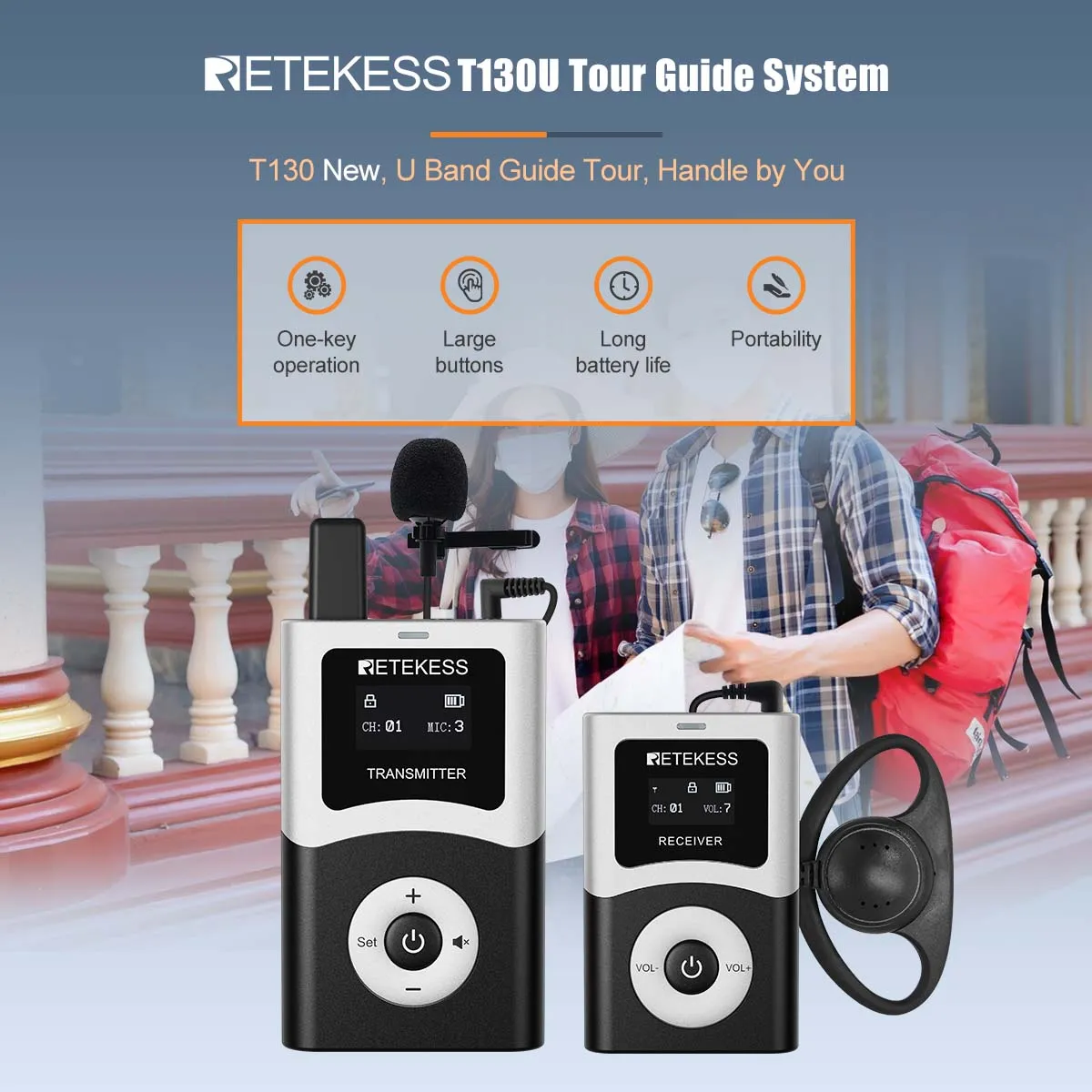 digital tour guide audio equipment