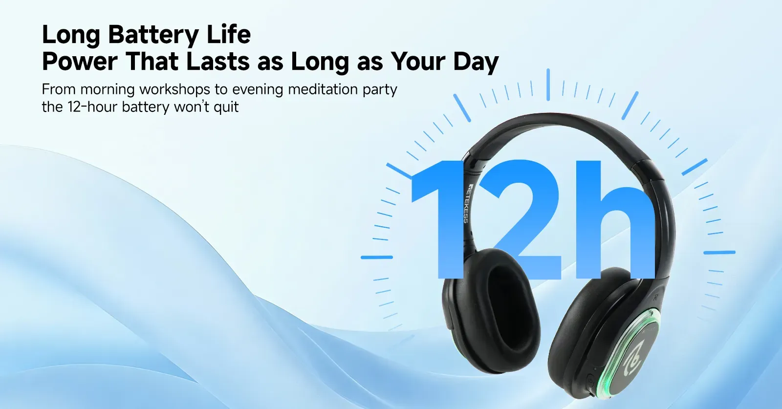 ta003 ta004 silent disco headphones long battery life