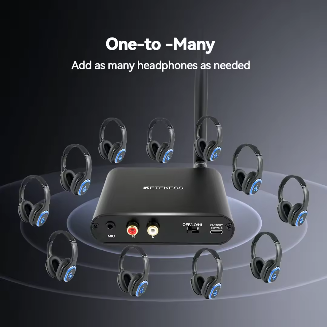Expandable to Unlimited Headphones