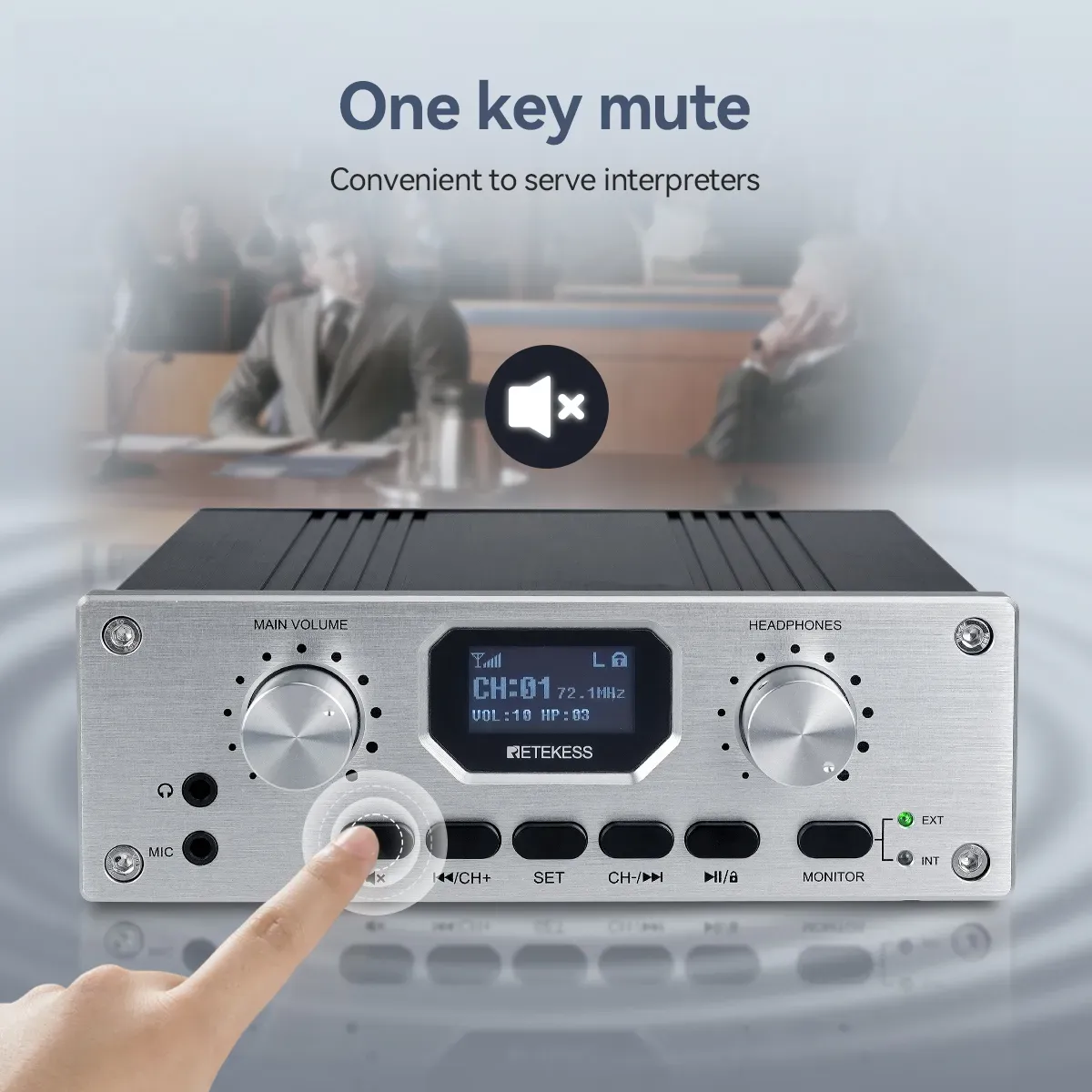TT119 one-click microphone mute