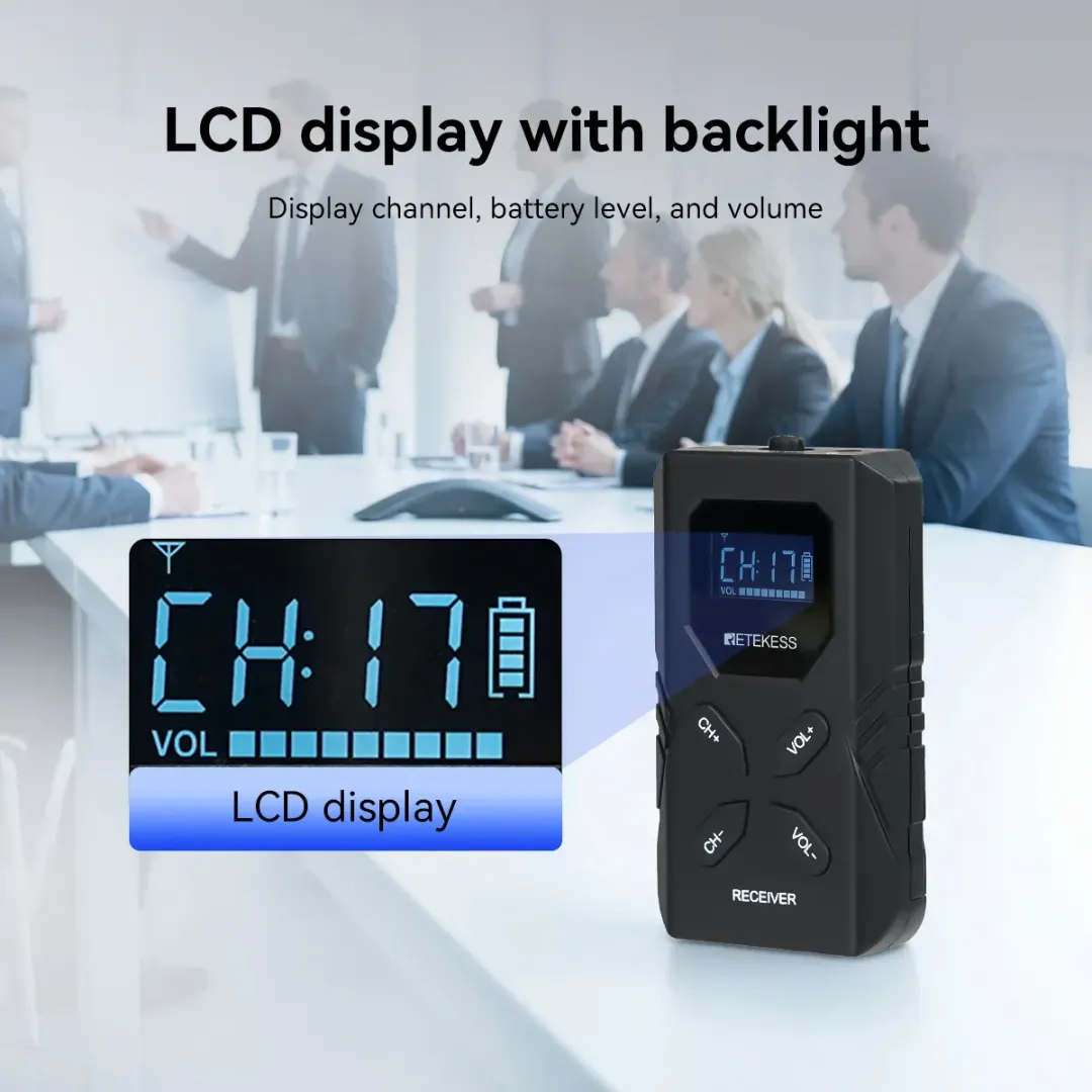 Easy-to-read LCD display