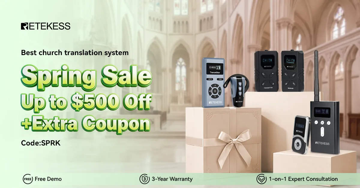 Amazon Spring Sale 2026: Why Savvy Buyers Choose the Retekess Official Store for Tour Guide Systems