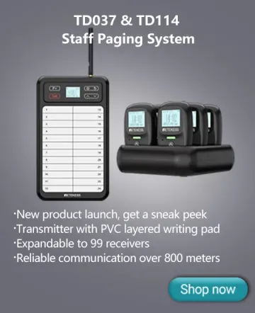 TD037 TD114 Staff Paging System