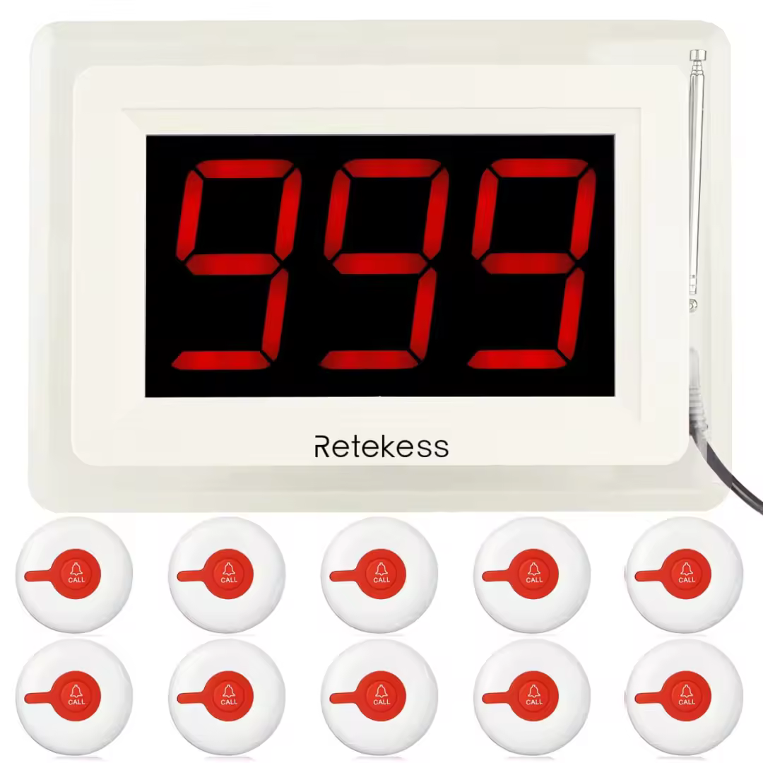 retekess-wireless-call-button-paging-system-td009-t114-display-receiver