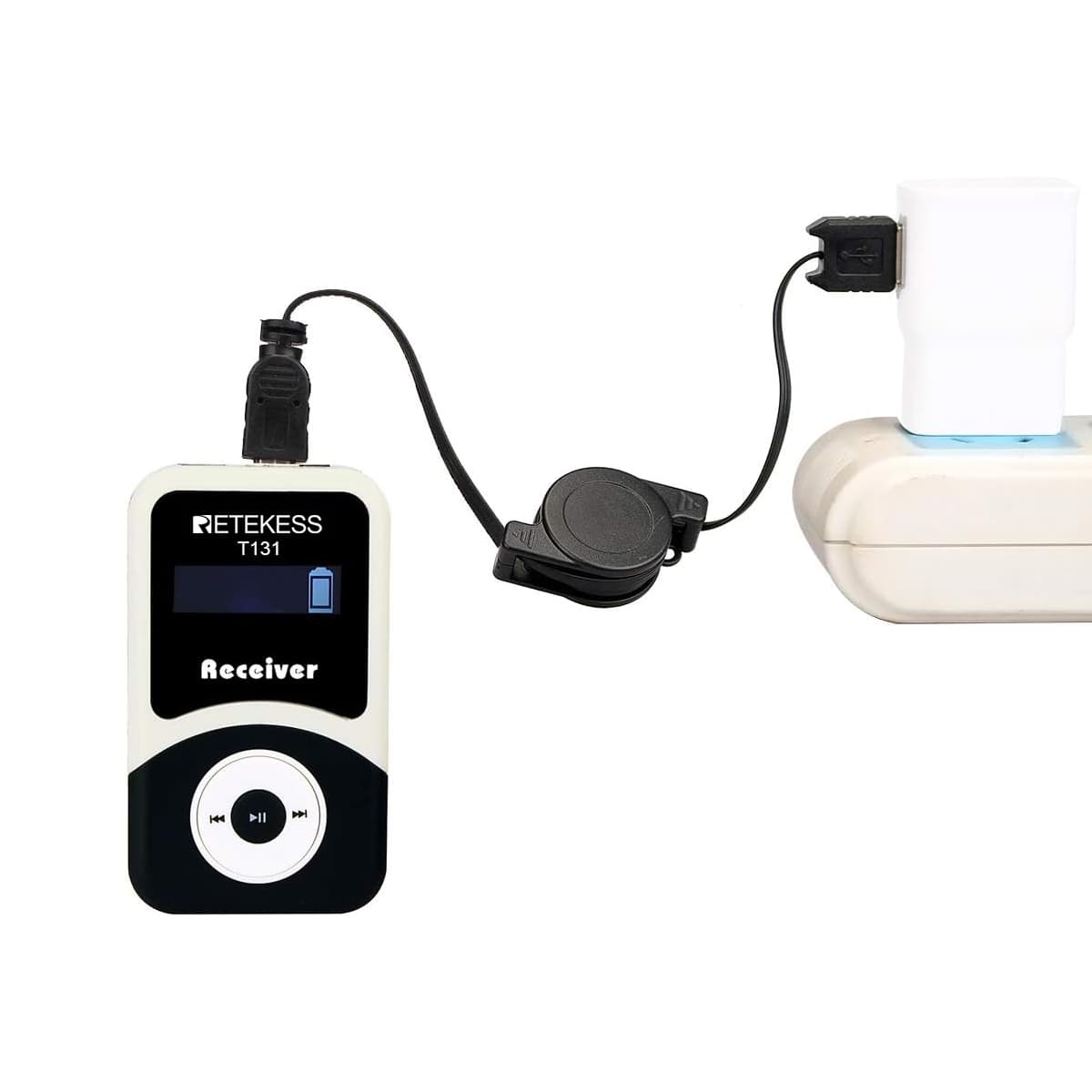 Retekess T131 Tour Guide Receiver for T130 Crystal Sound Simultaneous Interpretation Equipment