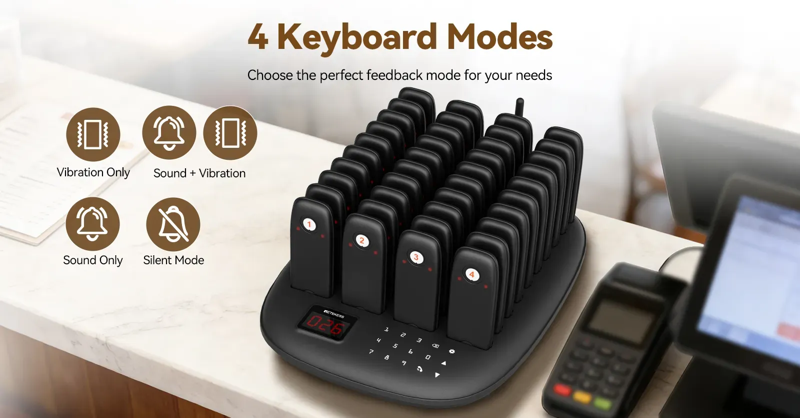 7 alert modes