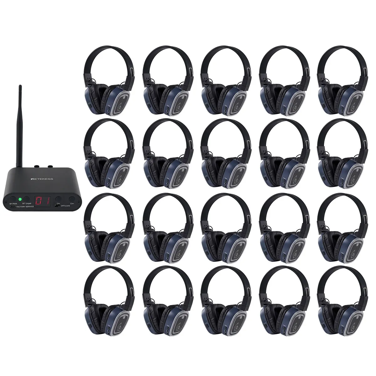 Yoga, Meditation & Sound Healing – TA003S TA004S Desktop Silent Audio System, 6-Channel with Bluetooth, Foldable, Type-C, Bass Boost