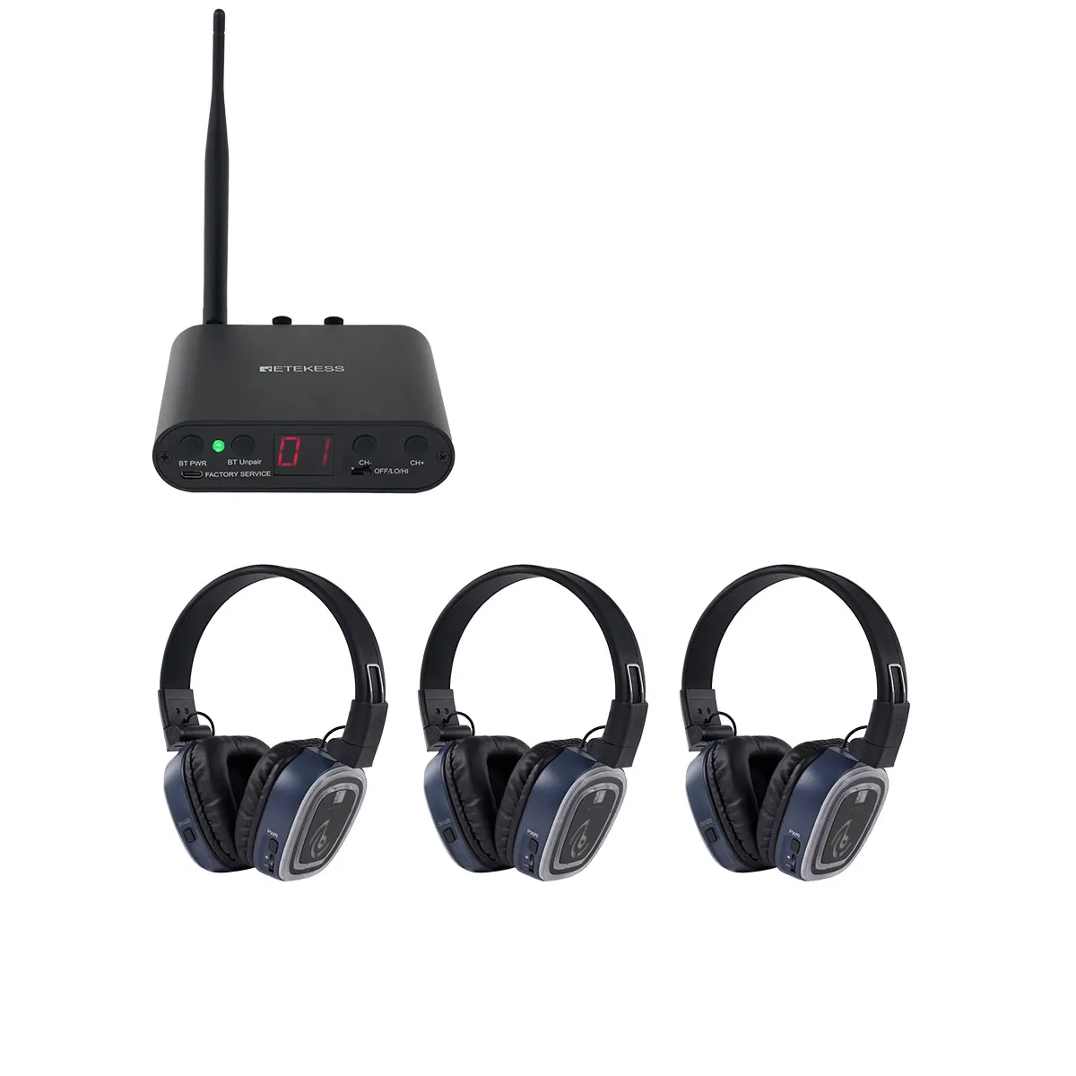 Yoga, Meditation & Sound Healing – TA003S TA004S Desktop Silent Audio System, 6-Channel with Bluetooth, Foldable, Type-C, Bass Boost