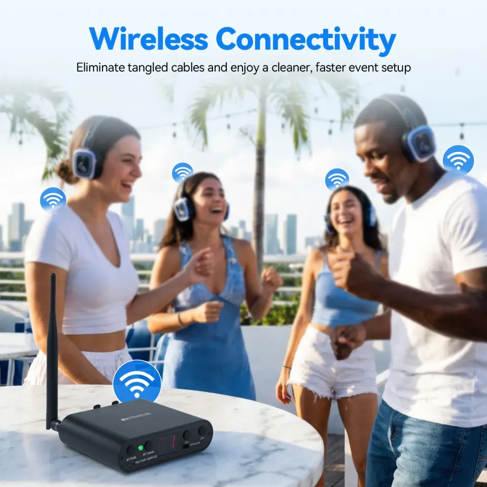 Yoga, Meditation & Sound Healing – TA003S TA004S Desktop Silent Audio System, 6-Channel with Bluetooth, Foldable, Type-C, Bass Boost