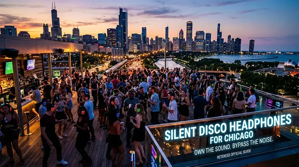 Silent Disco Headphones for Chicago