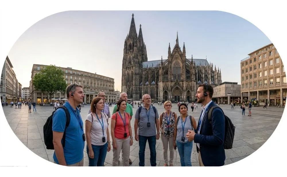 How Do Tour Guide Systems Optimize Crowd Management and Team Dynamics?