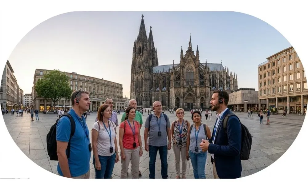 How Do Tour Guide Systems Optimize Crowd Management and Team Dynamics?