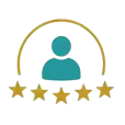satisfaction star icon