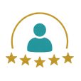 satisfaction star icon