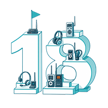 Four product line icons